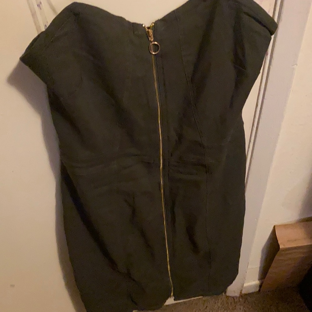 Olive mini dress